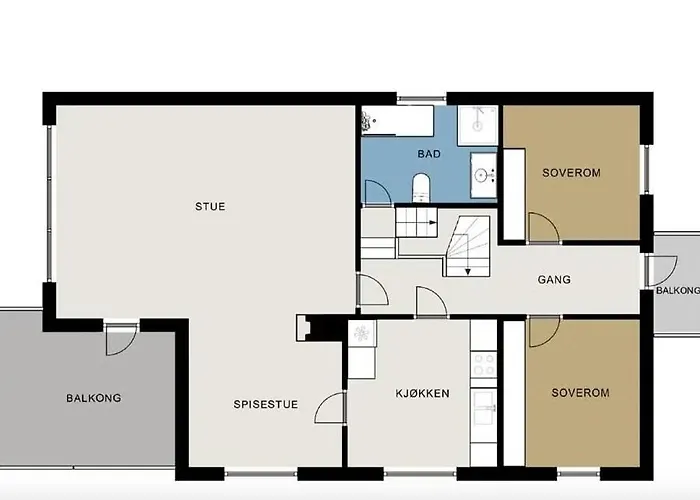 Large House In Quiet And Spectacular Surroundings Vestvagoy